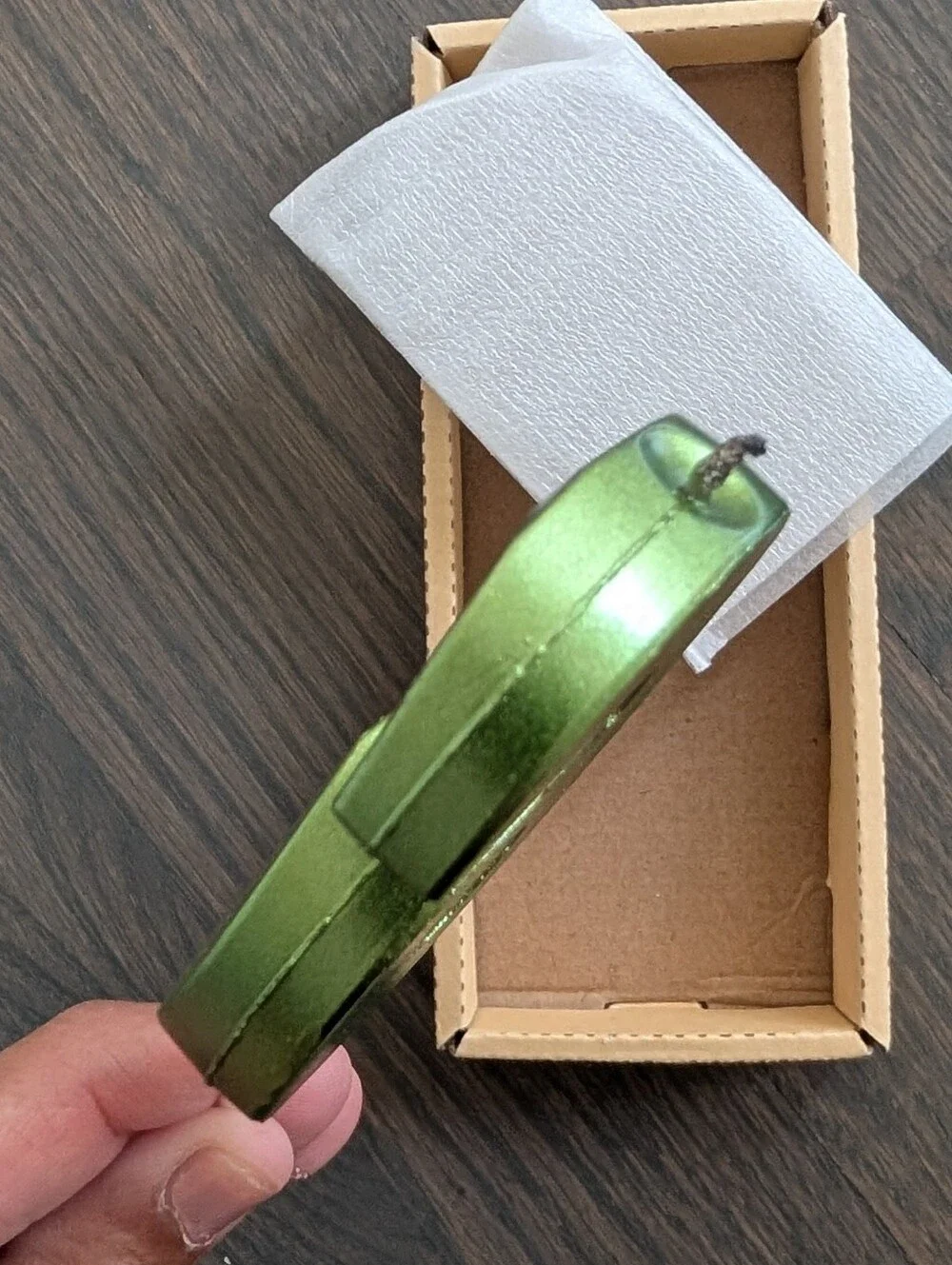 Number 6 Birthday Candle, Green, 2.67 Inch